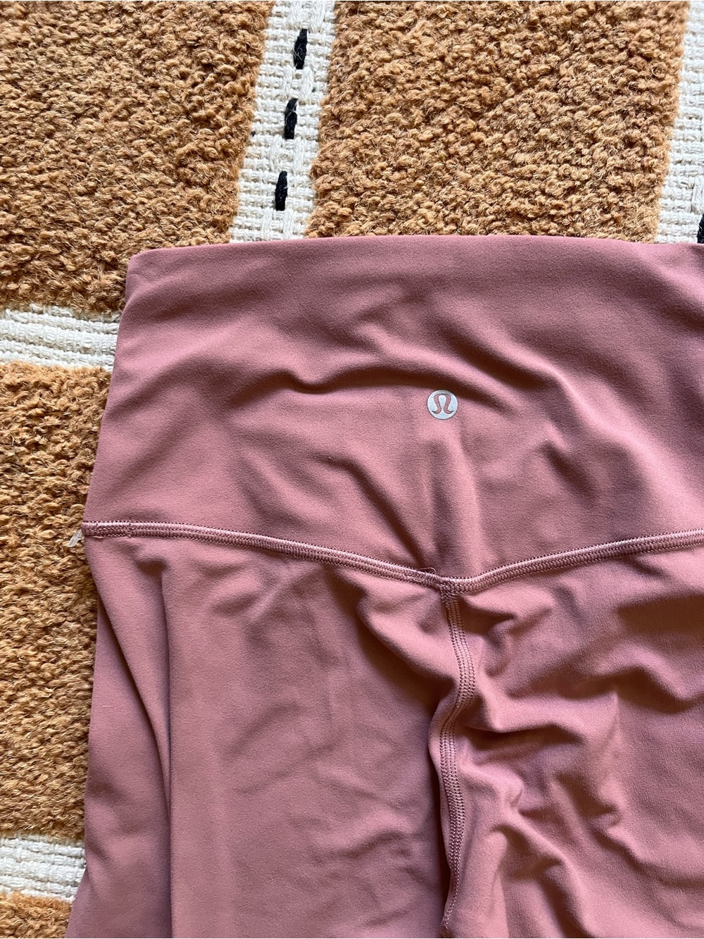 lululemon athletica women’s High-Waist Rose pink purple Mauve Leggings size 4